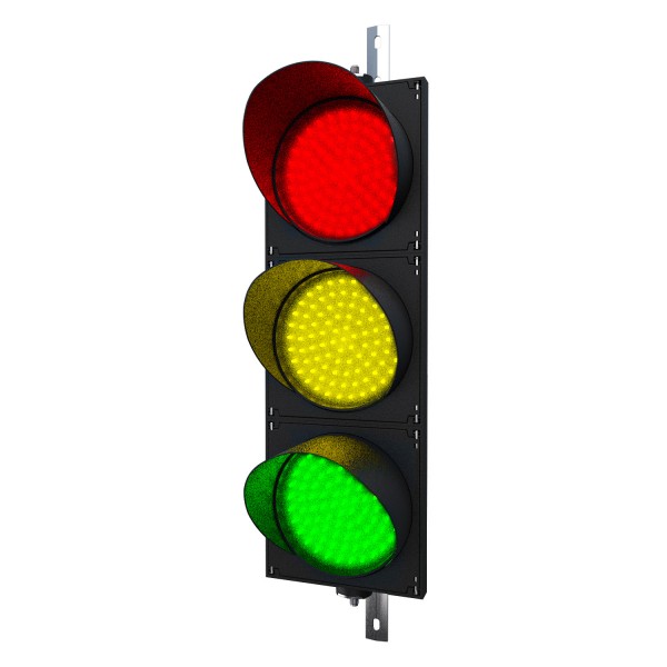 Ampel rot/gelb/grün, Ø 200 Größe der Verkehrsampeln, Ampeln rot/gelb/grün, Ampeln 3- bis 5-farbig